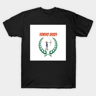 Archery Tokyo 2021 Olympics T-Shirt